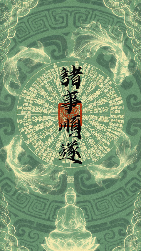 福气高能量壁纸-锐景创意 preview