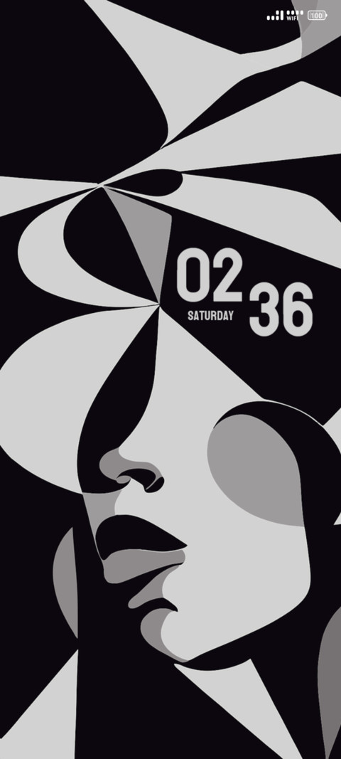 Abstract Face preview