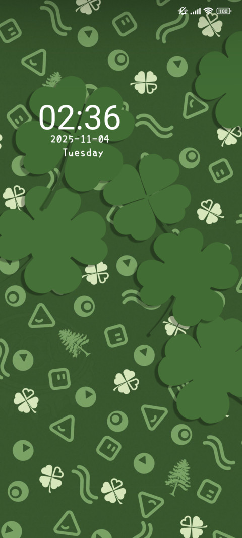 Lucky green clover preview