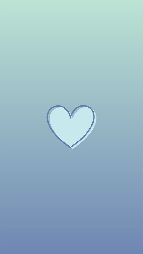 Pastel Blue Heart preview