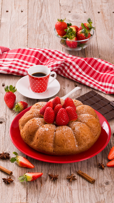 Morning Delight, Soft Cake with Fresh Berries preview