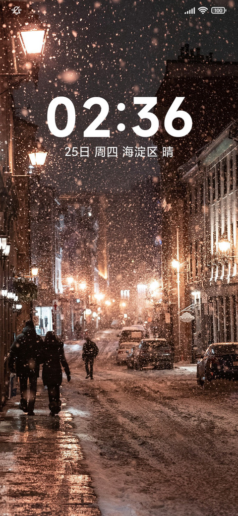 简约夜晚的雪 preview
