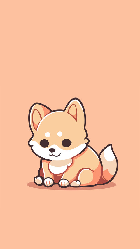 Q版小柴犬-拍信图库 preview