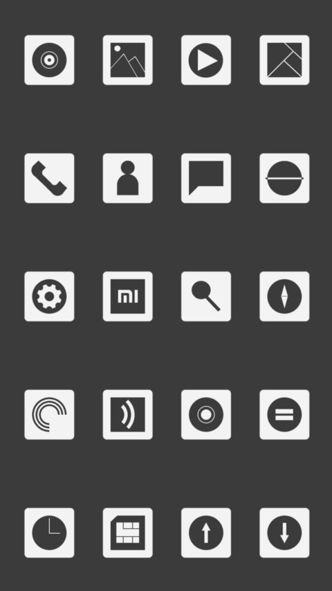 BW SIMPLE Icons preview