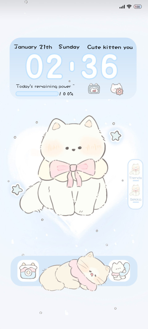 Floating kitten preview