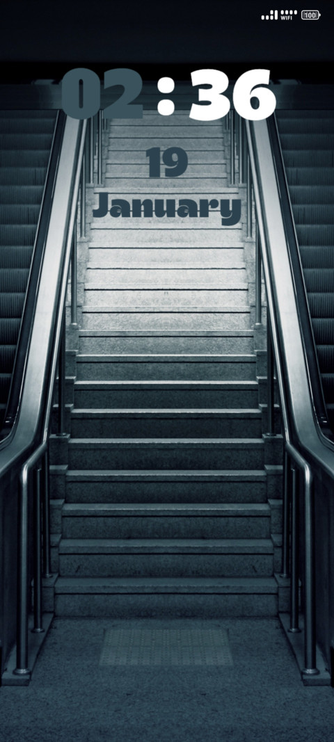 Escalator stairs preview
