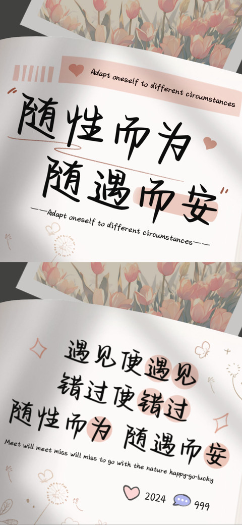 随性而为随遇而安 preview