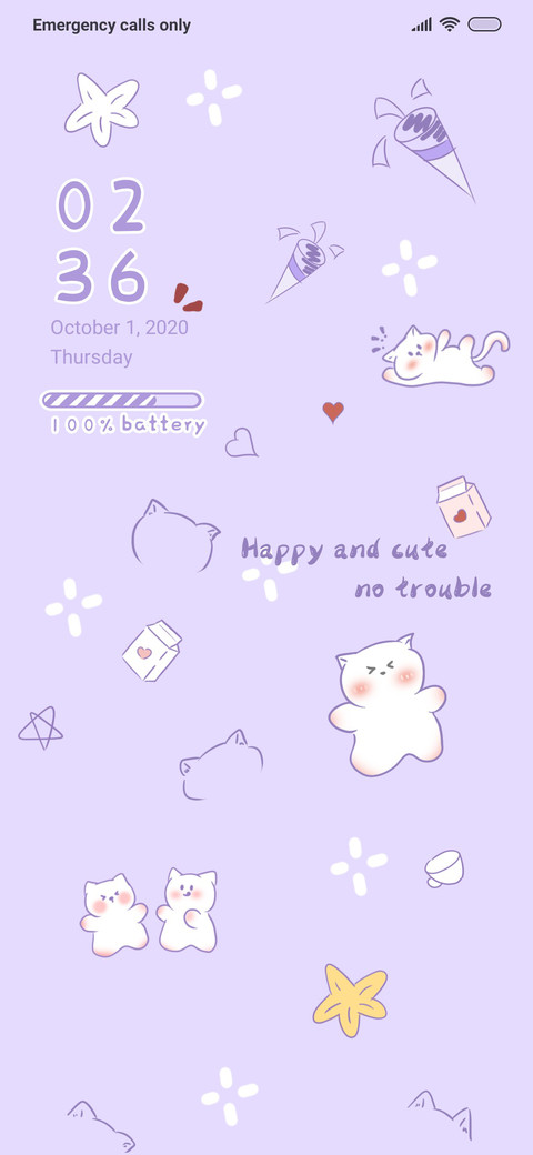 Tiled Purple Cute preview