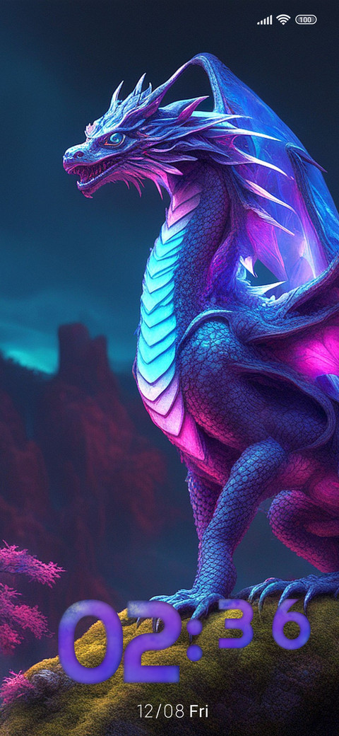 dragon purple preview