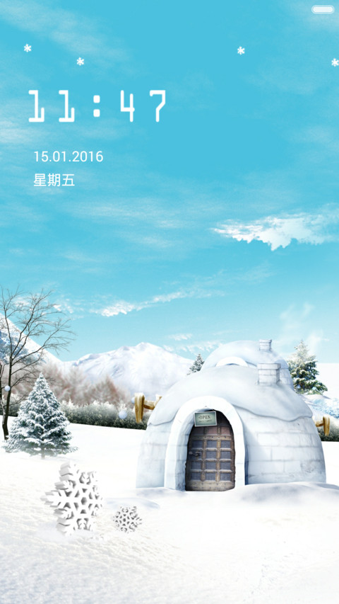 雪之王国（window10自由桌面+动态下雪） preview