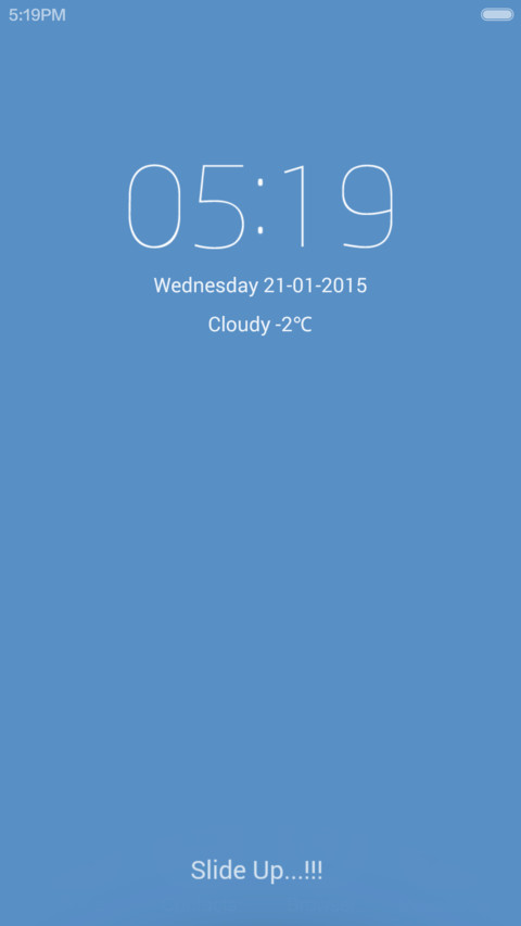 Bluewhite Theme preview