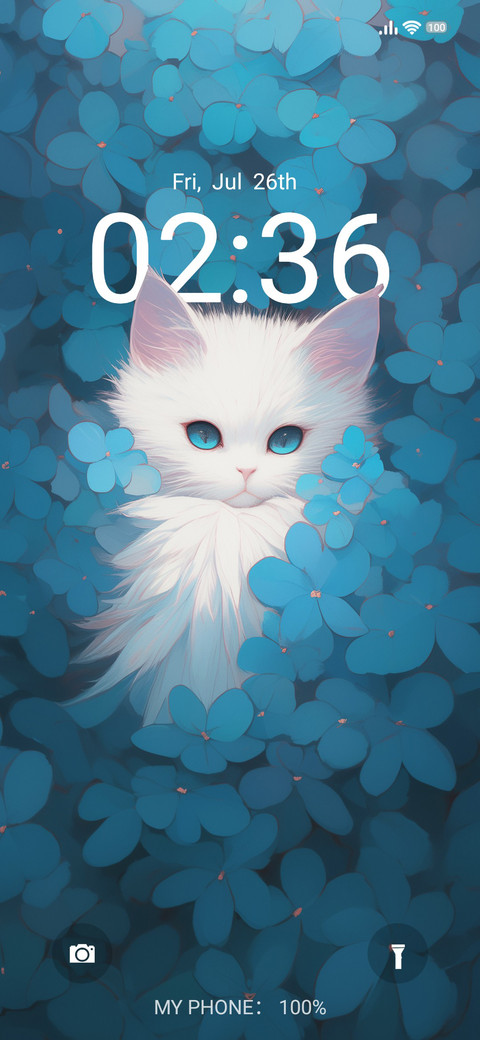 white cat preview