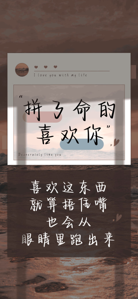 拼了命的喜欢你 preview