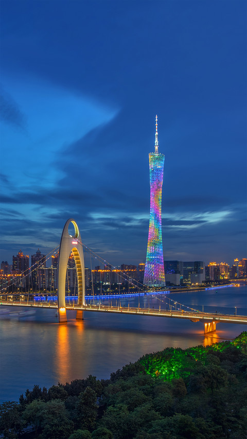 广东的城市夜景 preview