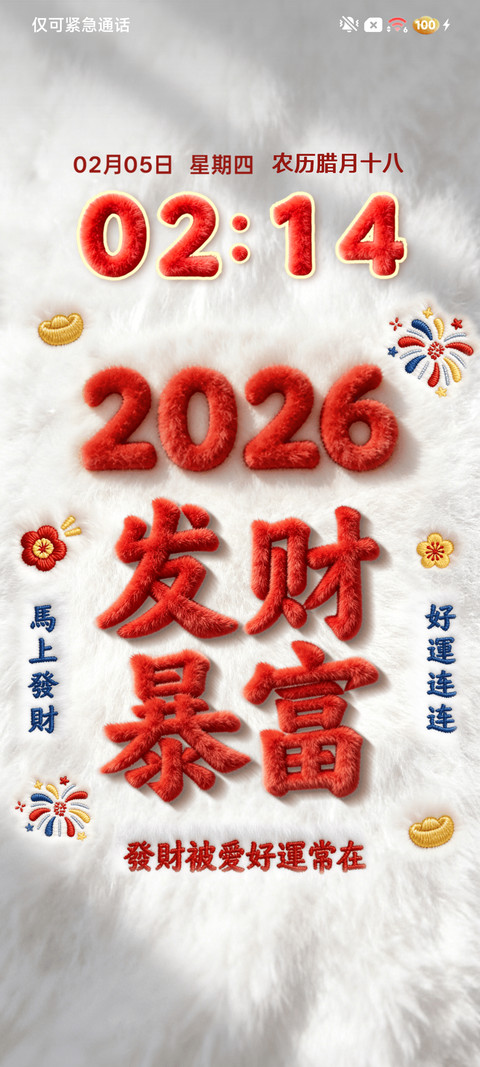 毛绒 2026发财暴富 preview