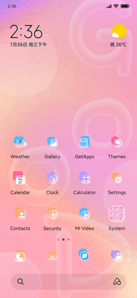 Letter bubble preview