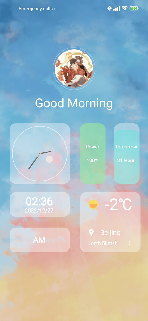 Color widget preview