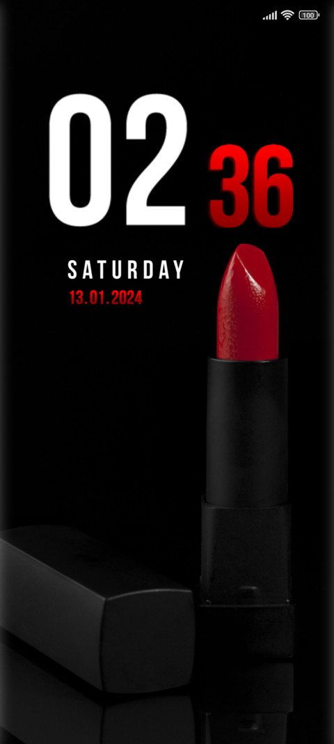 black lipstick preview