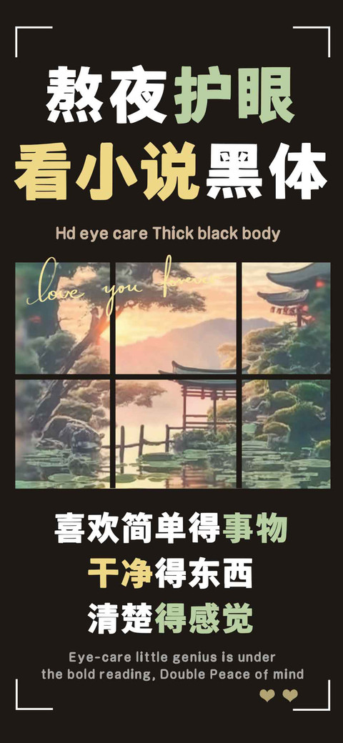 熬夜护眼看小说黑体 preview