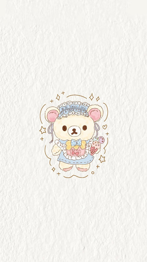可爱治愈卡通贴画壁纸-锐景创意 preview