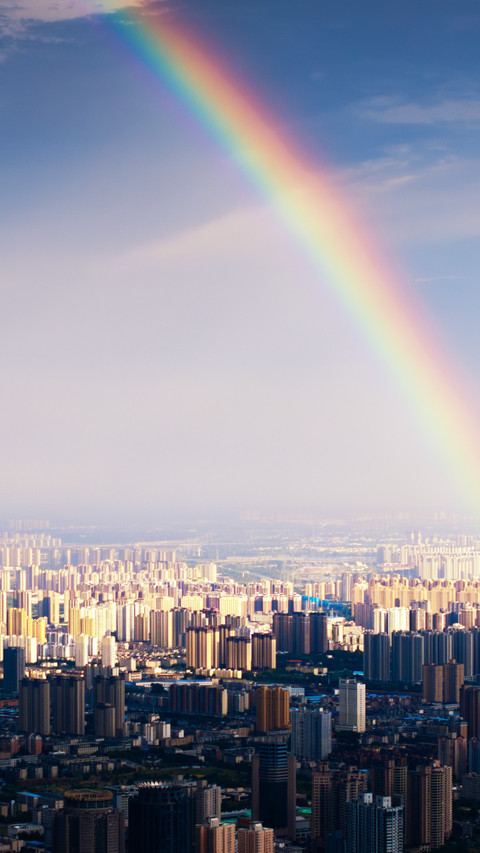 Rainbow Night View of Zhengzhou preview