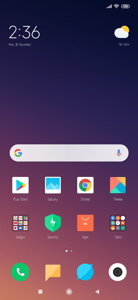 Persevere miui theme