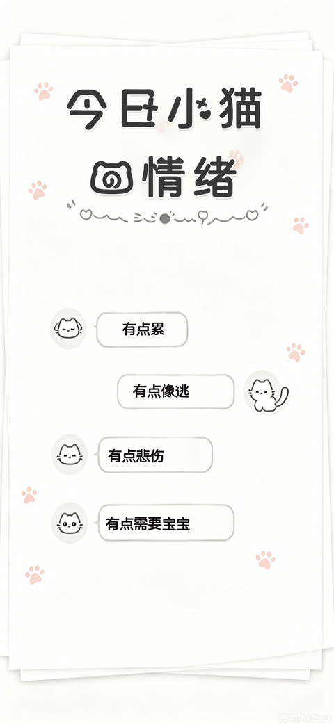 今日小猫的情绪 preview
