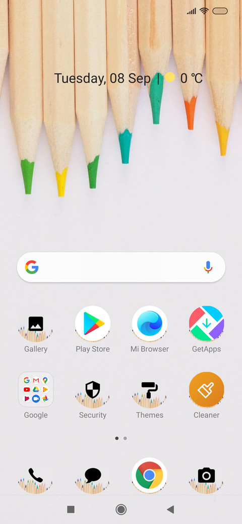 Color Pencil_3MDS miui theme