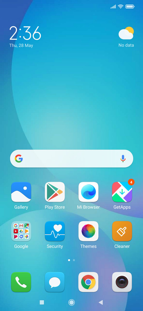 Blue sky preview