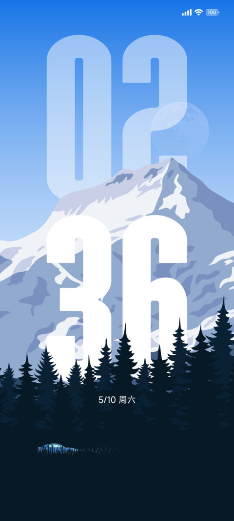 澎湃景深雪山 preview