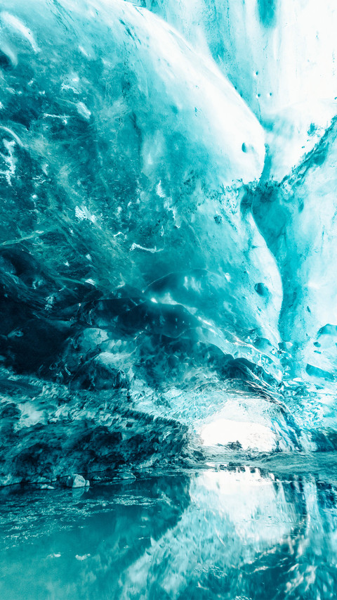 Ice caves of glaciers preview
