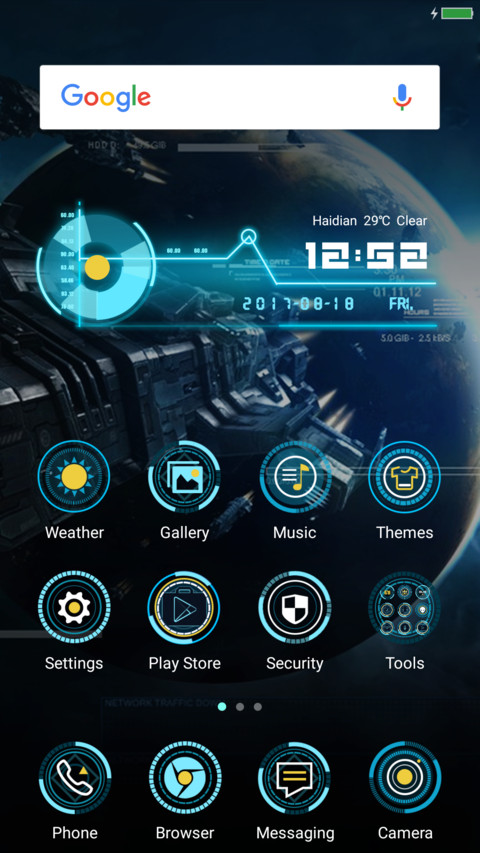SPACE PROJECT 999 miui theme