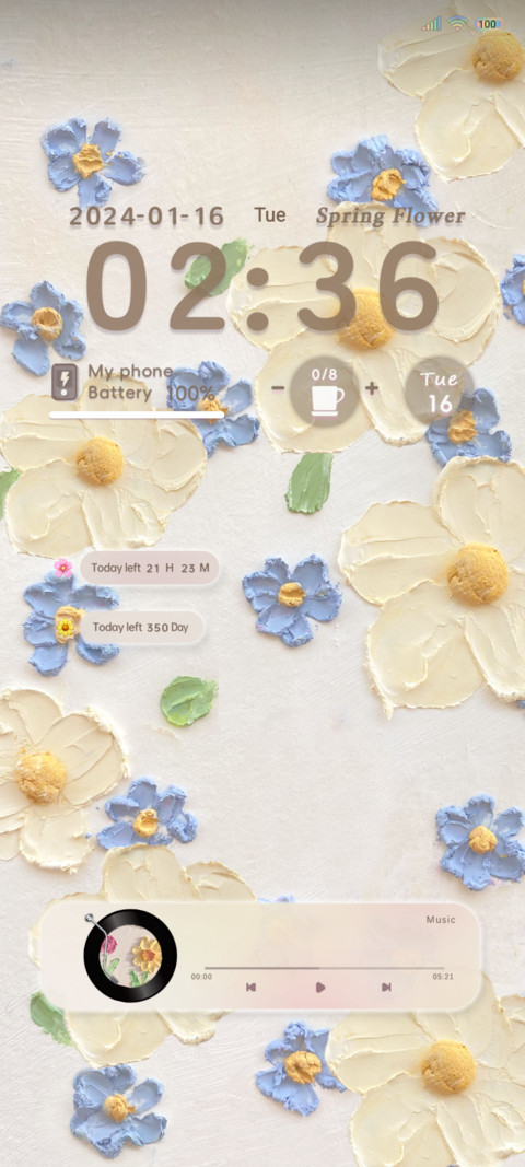 Blooming in spring preview