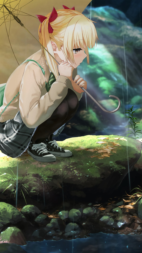  伞与少女 preview