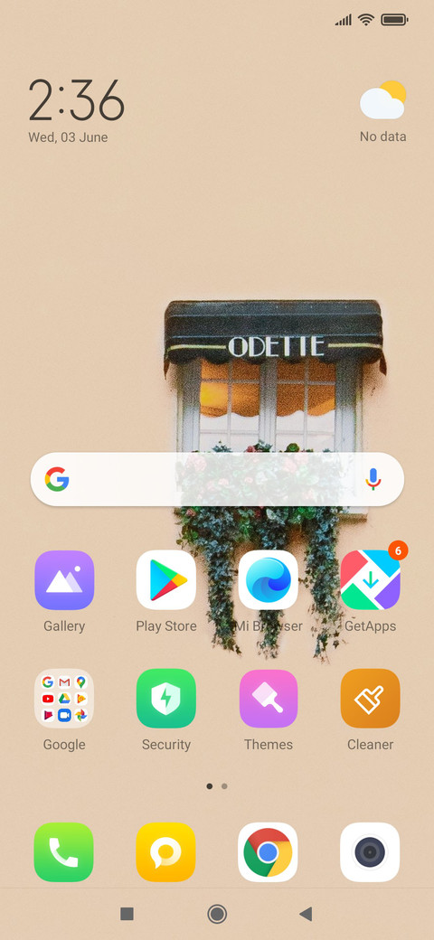 A decoration preview