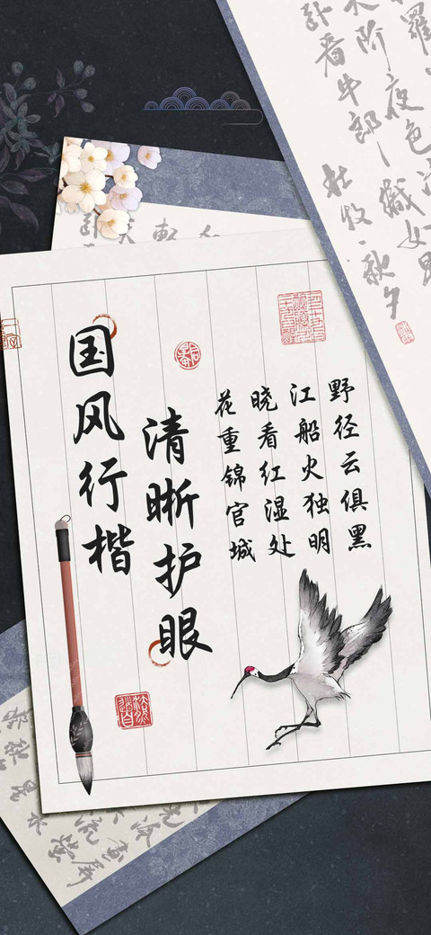 国风行楷清晰护眼 preview