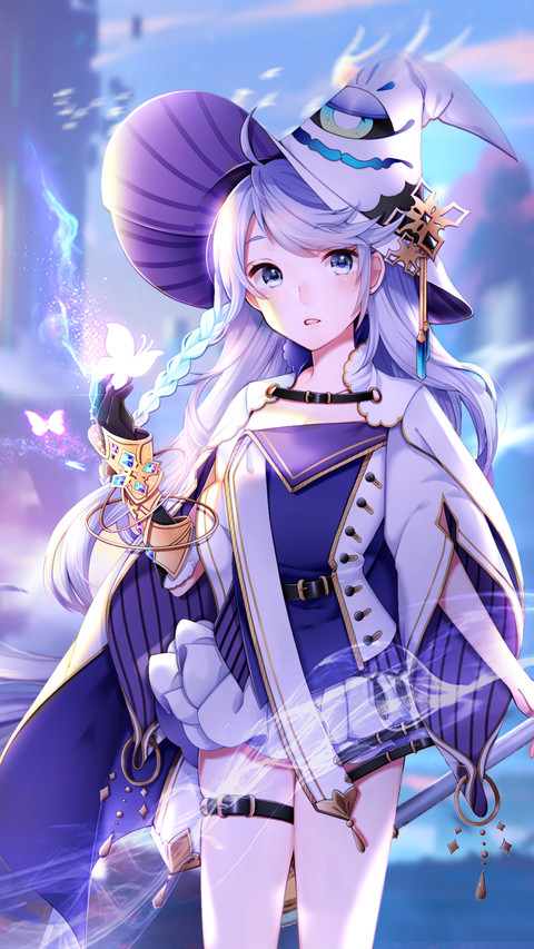 紫色系少女 preview