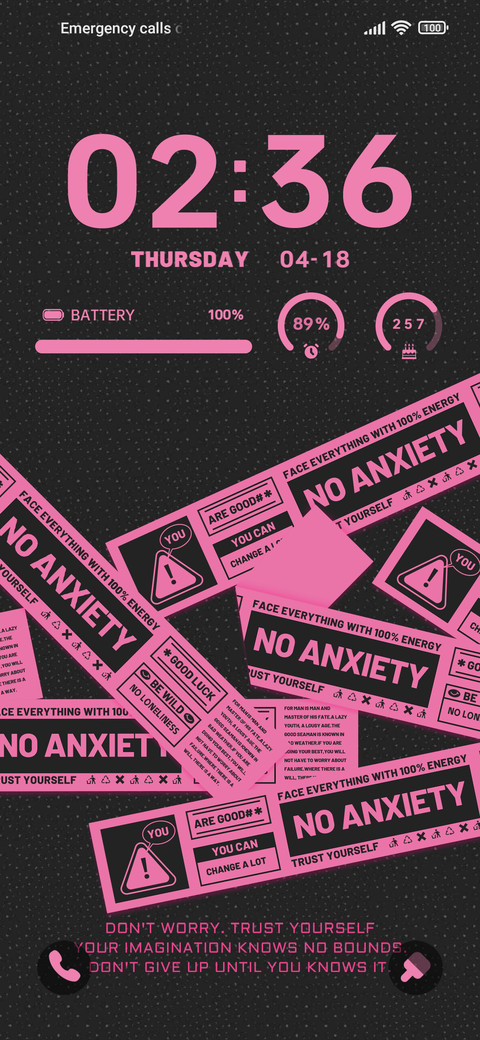 Sticker wallpaper preview