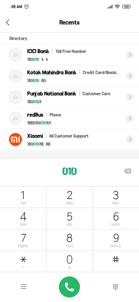 Alexaniri unicode preview