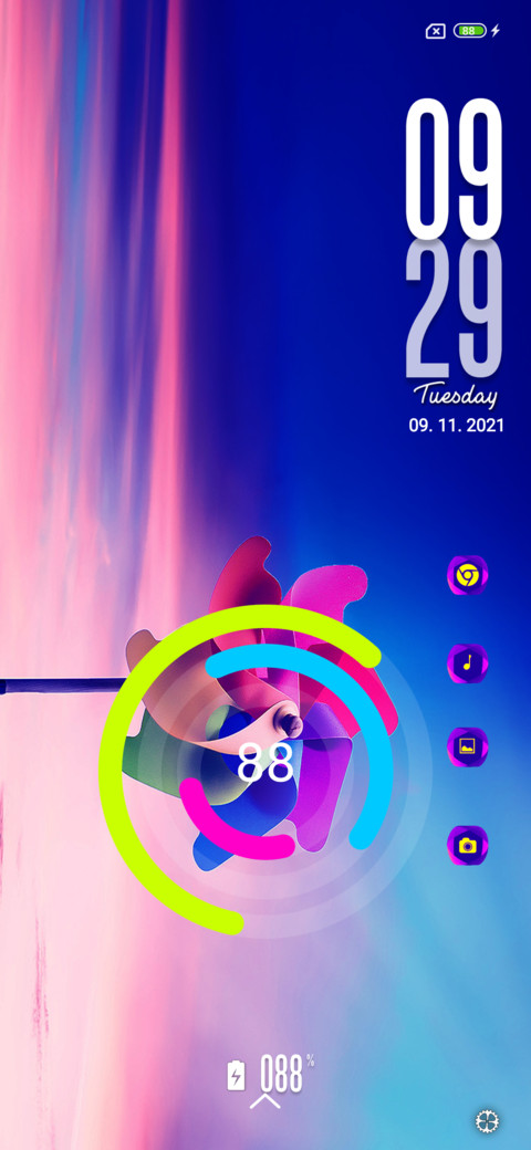 Pinwheel si miui theme