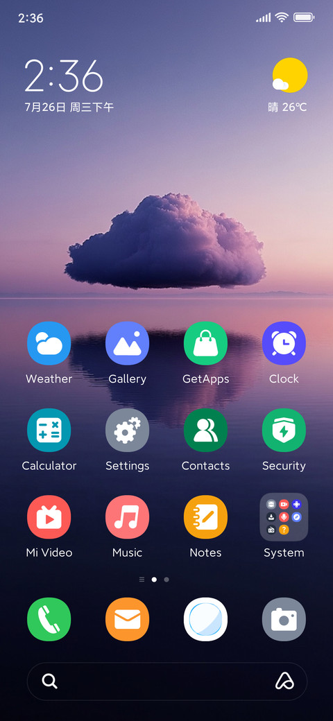 Purple cloud preview
