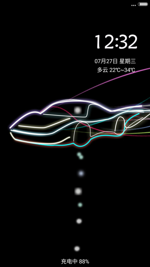 流光溢彩(动态流星桌面+锁屏通知+手绘） preview