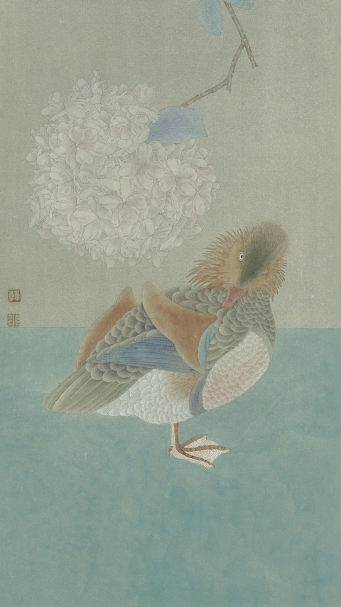 画家韩非作品 花间逸趣 preview