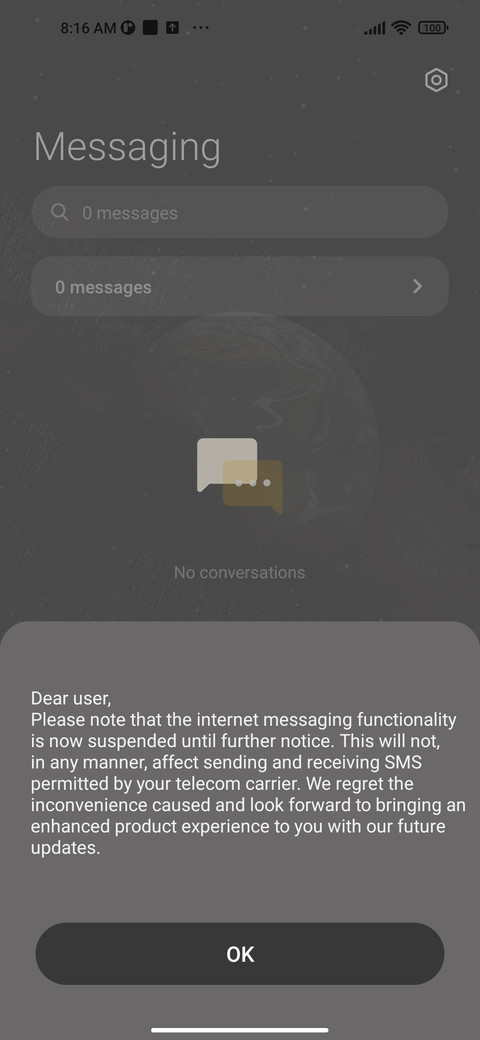 Earth s light miui theme