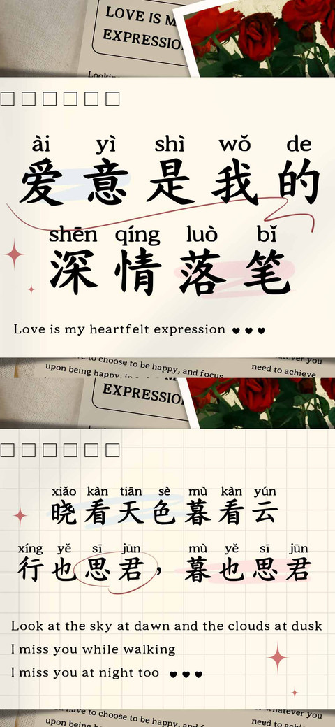 爱意是我的深情落笔 preview