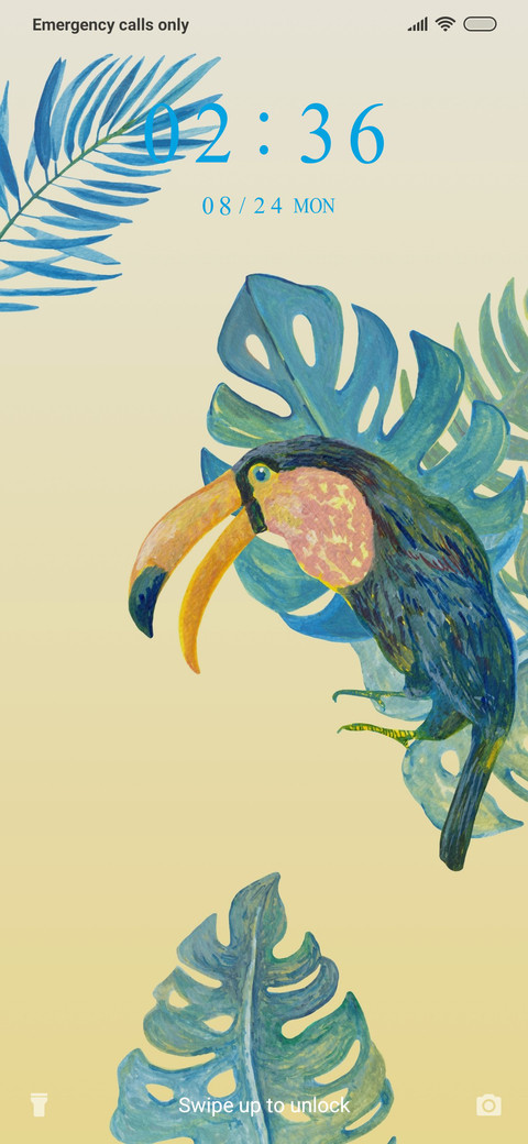 Blue Tropical Leaves_3MDS preview
