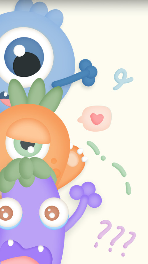 Collection of ugly monsters preview