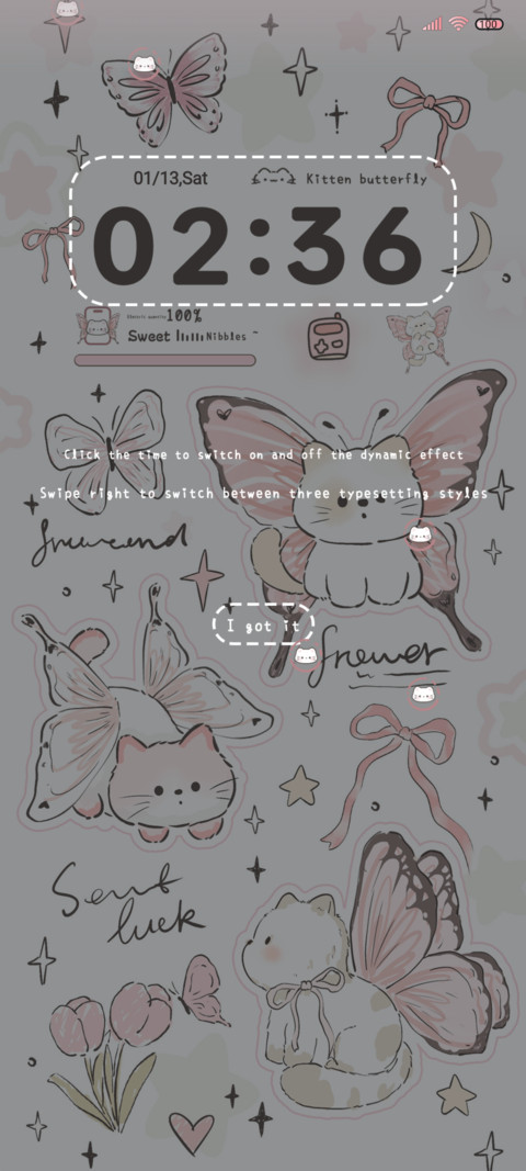 Butterfly kitten preview