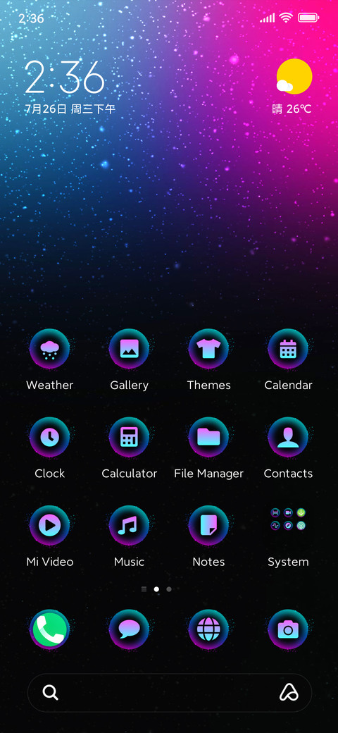 3D Style Clock preview