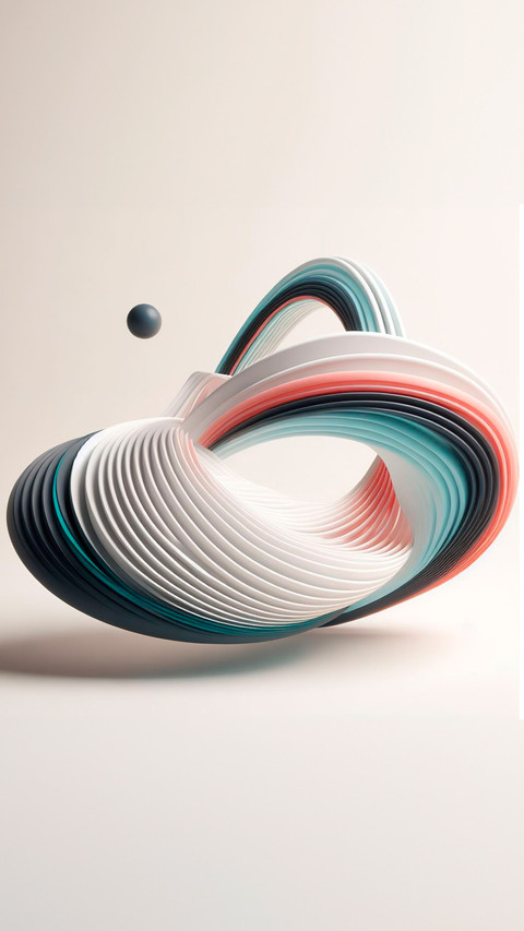 Absrtact Color curves III preview